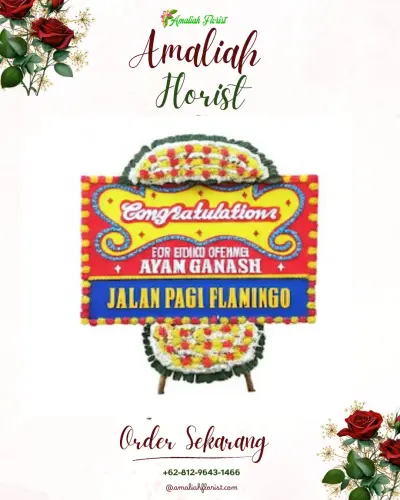 Bunga Papan Congratulation di Harjowinangun